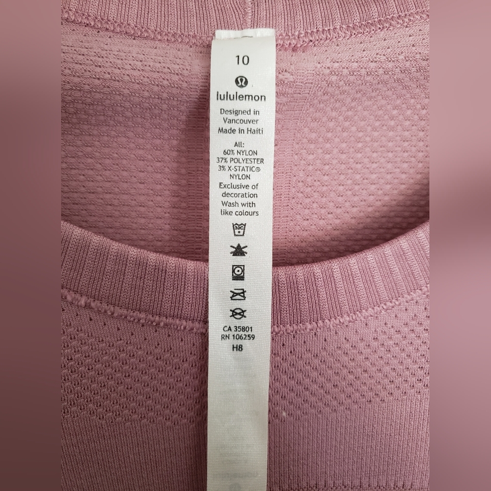 Lulumon Swiftly Speed Ls Top - image 3